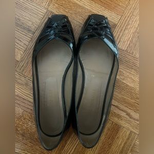 Bruno Magli black pure leather flats